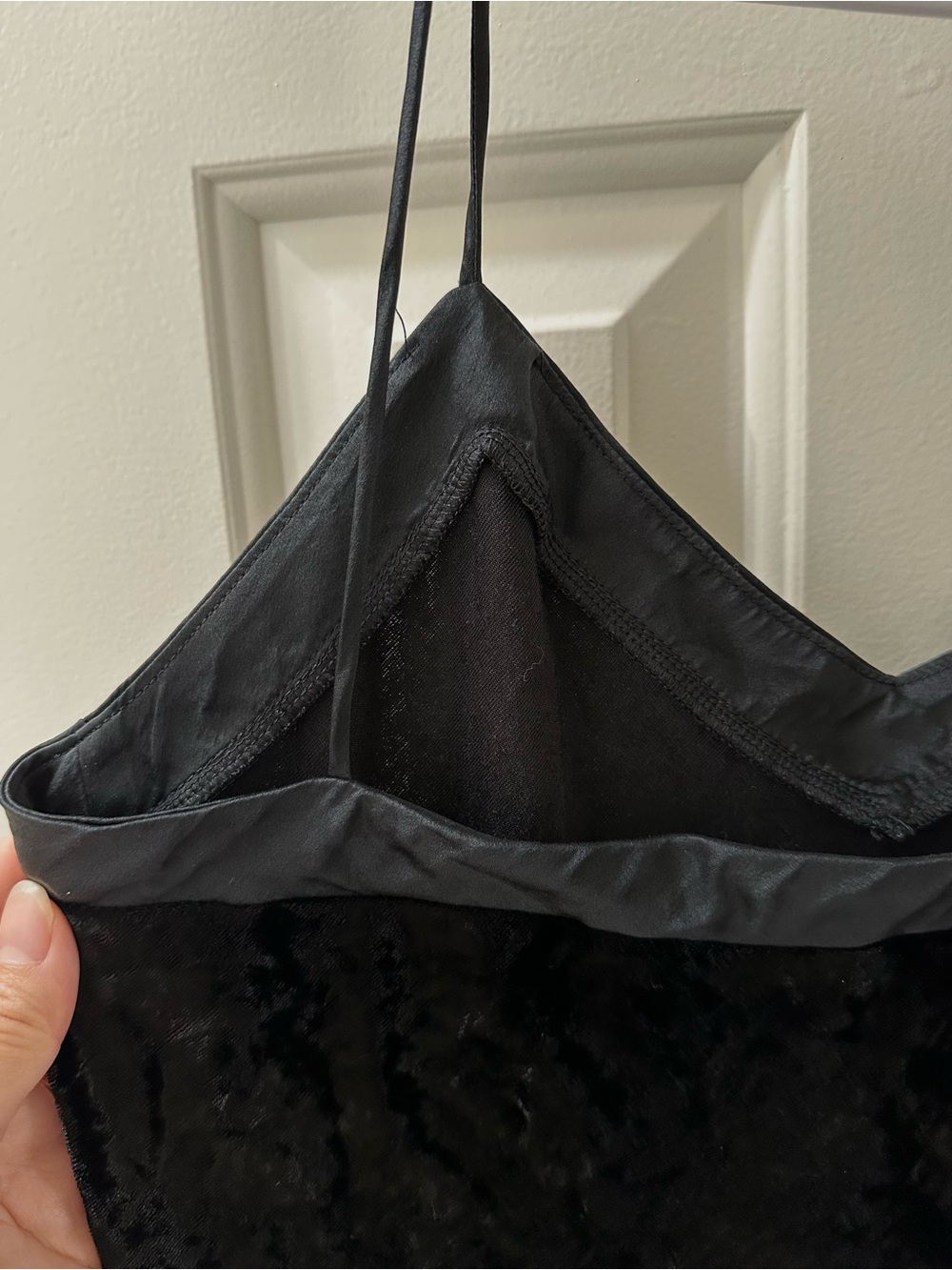 Banana Republic Black Velvet Cami - Picture 5 of 6